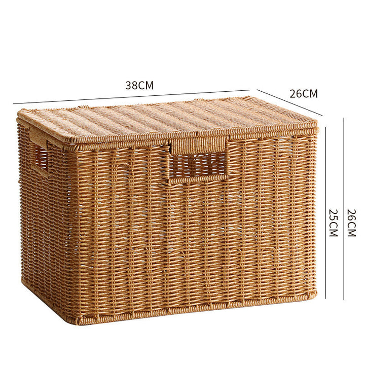 Decorative Woven Storage Chest Kalsten