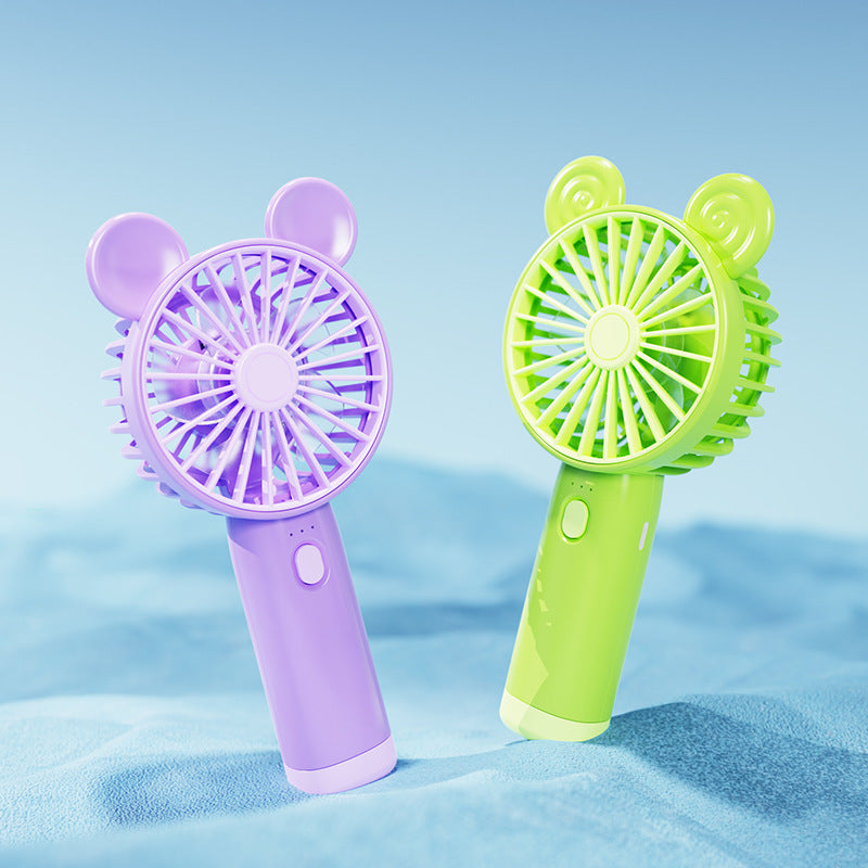 Women's Portable Cat Ears Handheld Fan Kalsten