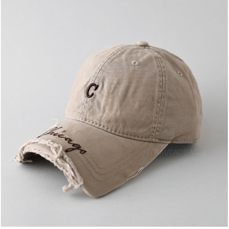 Women's Distressed Cotton Baseball Cap Kalsten 1784083462