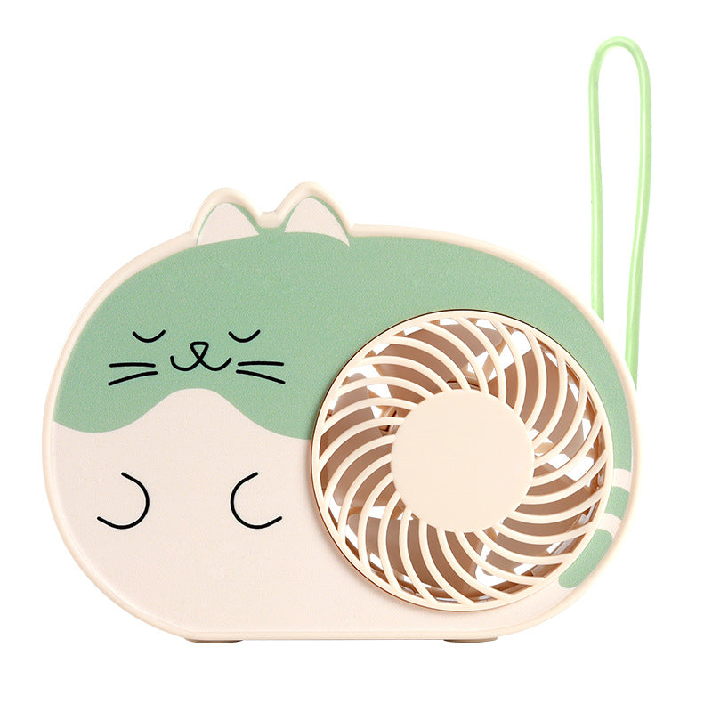 Women Portable Cat Mini Fan Kalsten