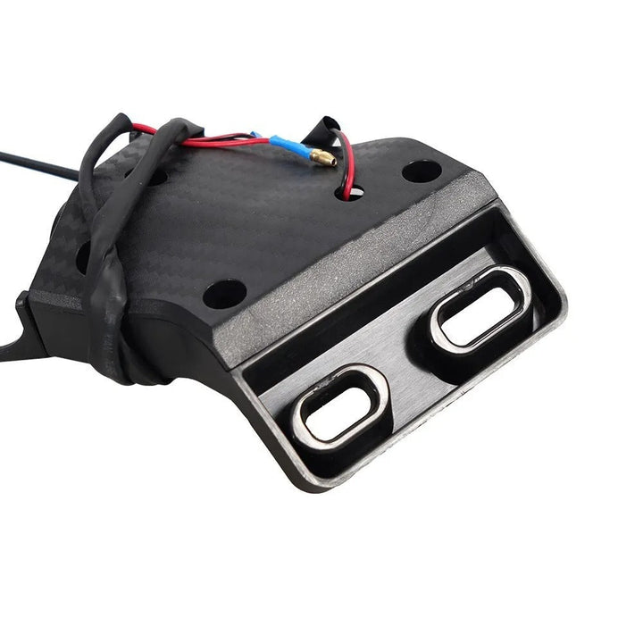 Motorcycle mirror set with integrated LED turn signal Kalsten