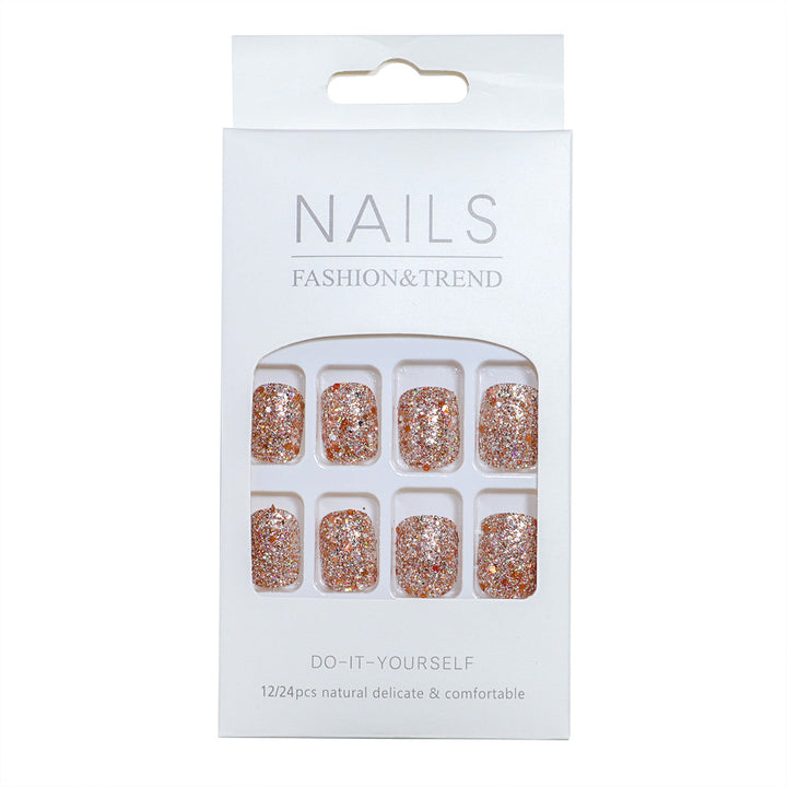 DIY Glitter Press-On Nails Kalsten
