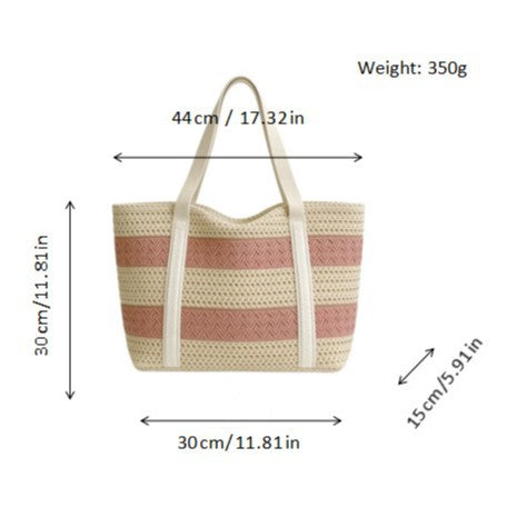 Stylish beach bag with structured design Kalsten