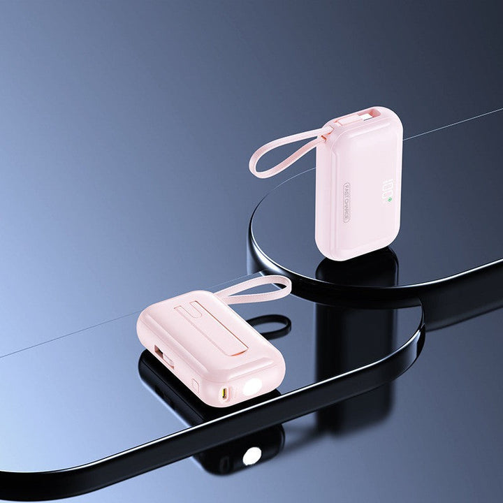 Portable power bank with compact charging and innovative carrying bag Kalsten