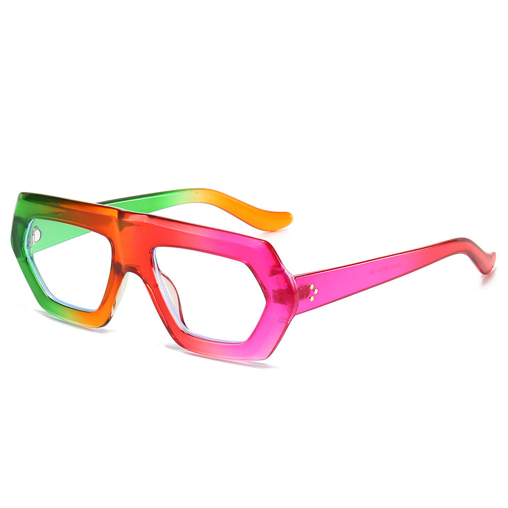 Women's fashionable optical glasses in extravagant hexagon design Kalsten