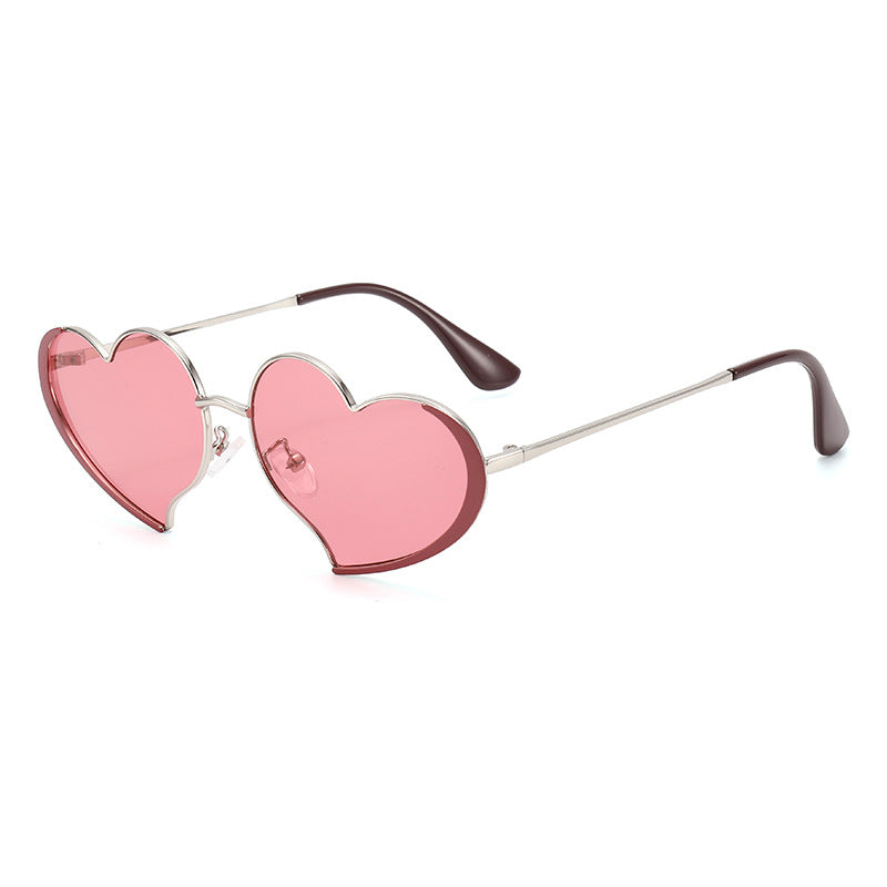 Ladies heart-shaped sunglasses with glamorous frame Kalsten