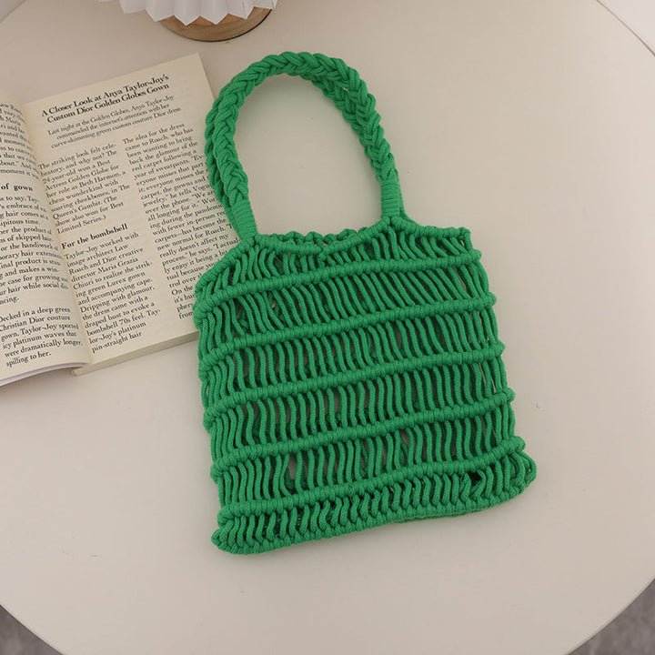 Braided Macrame Shoulder Bag Kalsten