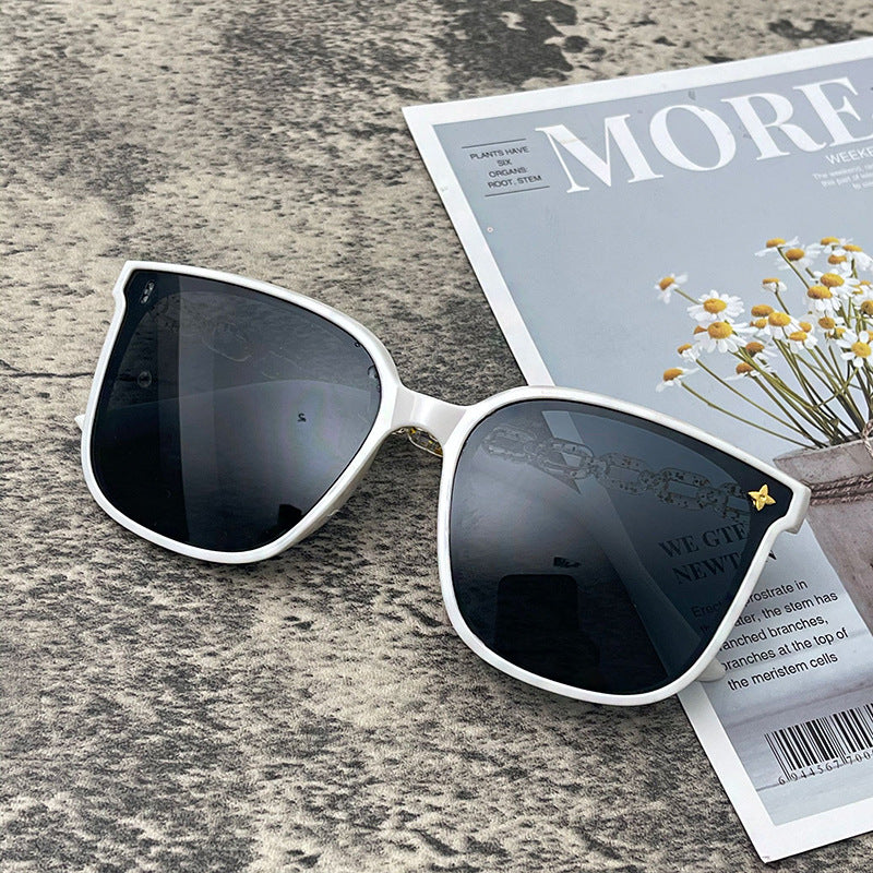 Women's extra-large sunglasses with fashionable chain frame Kalsten