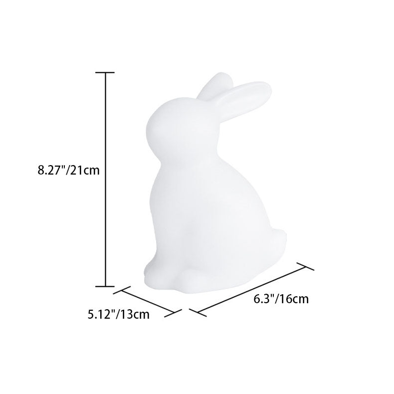 Contemporary Creative Rabbit PE LED Table Lamp for the Bedroom | Kalsten