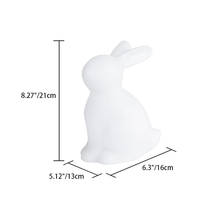 Contemporary Creative Rabbit PE LED Table Lamp for the Bedroom | Kalsten