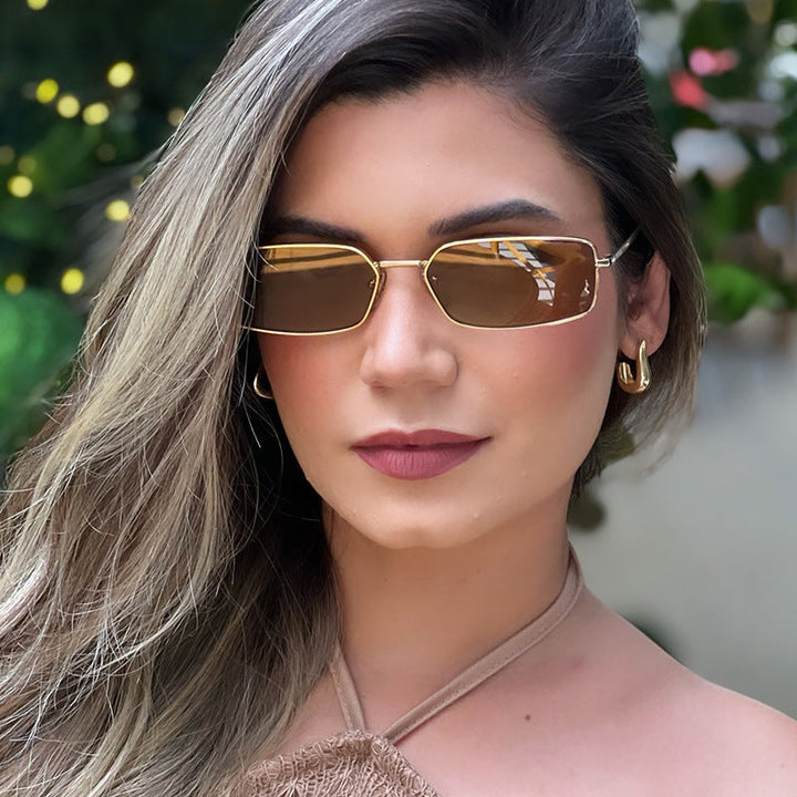 Women fashionable square sunglasses with polarized lenses Kalsten