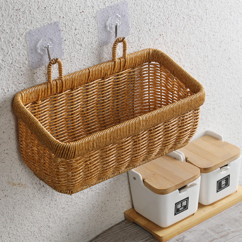 Handwoven Multi-Compartment Storage Basket Kalsten