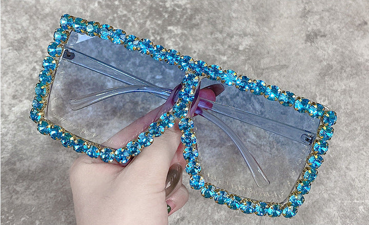 Women's fashionable sunglasses with rhinestone embellishment Kalsten