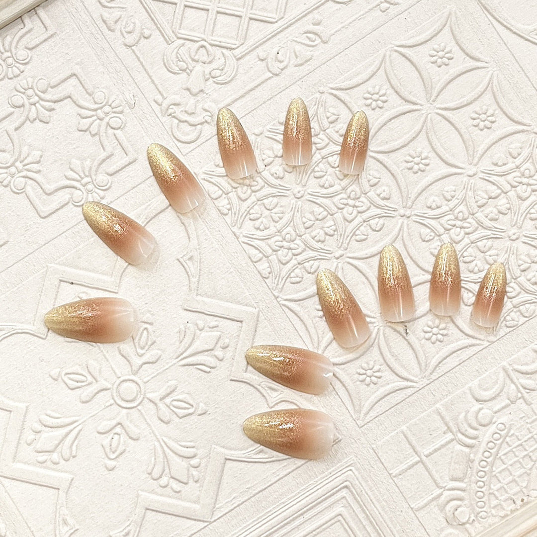 Premium Glitter Ombre Press-On Nails Kalsten