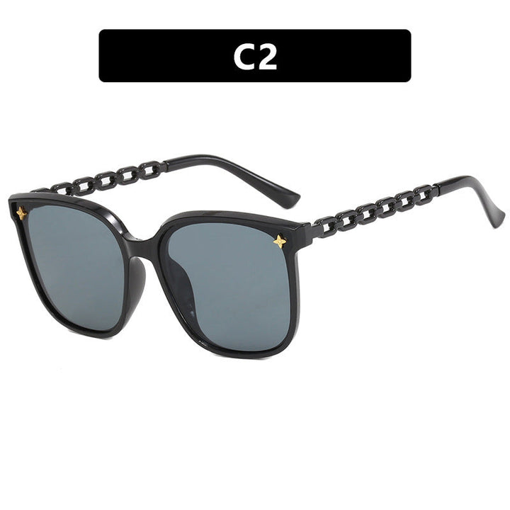 Ladies fashionable sunglasses with stylish chain accents Kalsten