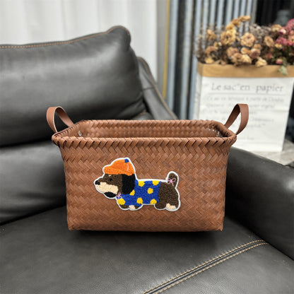 Woven storage basket Acalora