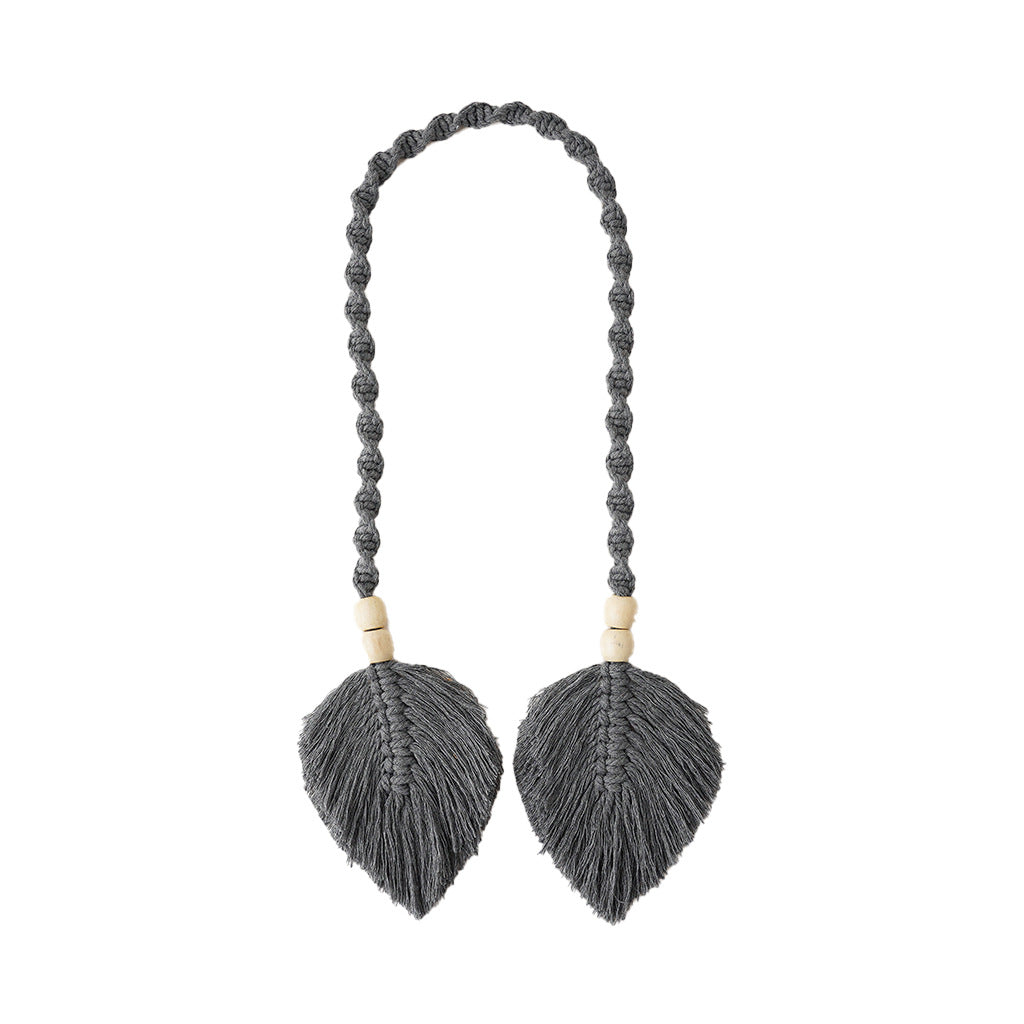 Decorative Macrame Leaf Wall Hanger Acalora