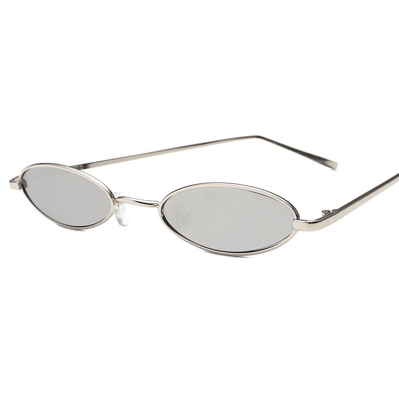 Ladies elegant sunglasses in oval metal frame Kalsten