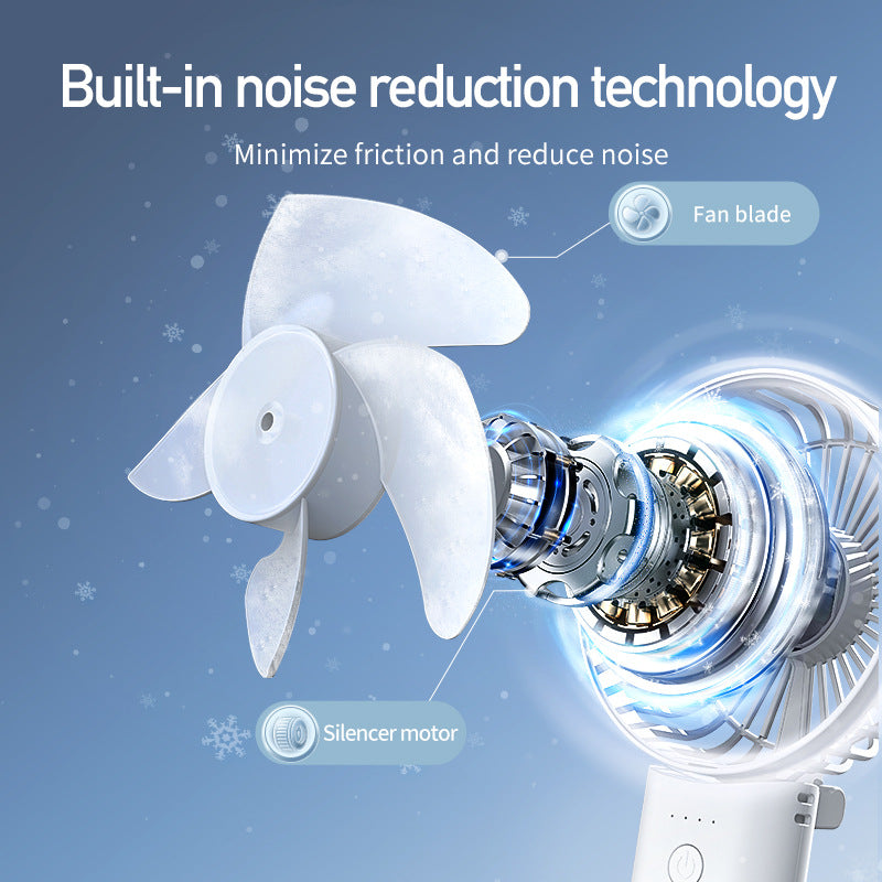 Women portable battery fan with multifunction display Kalsten