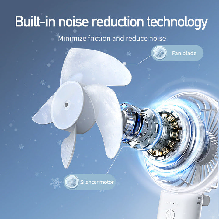 Women portable battery fan with multifunction display Kalsten