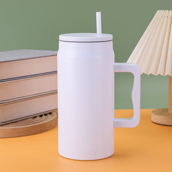 Ladies thermal mug with lid and straw Kalsten