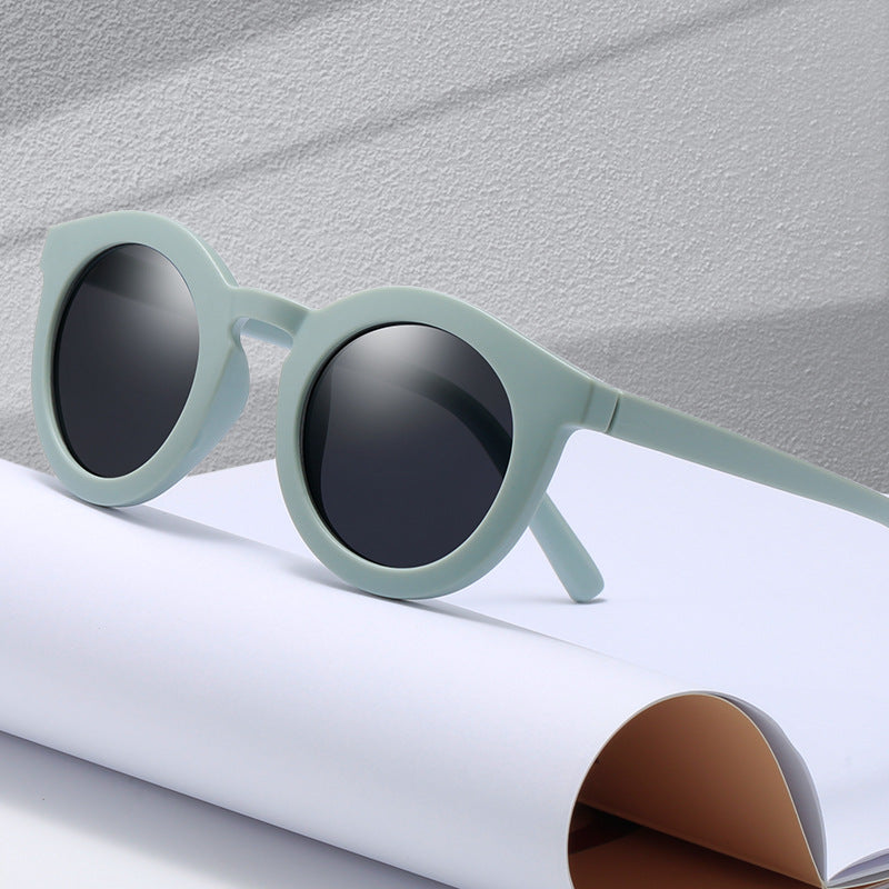 Women's round sunglasses with trendy design and UV protection Kalsten