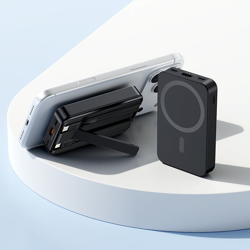 Portable power bank with magnetic function and integrated stand Kalsten