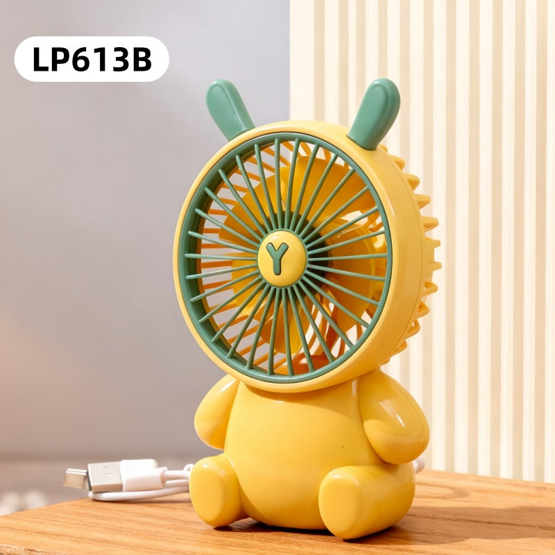 Women's portable USB mini handheld fan with animal design Kalsten