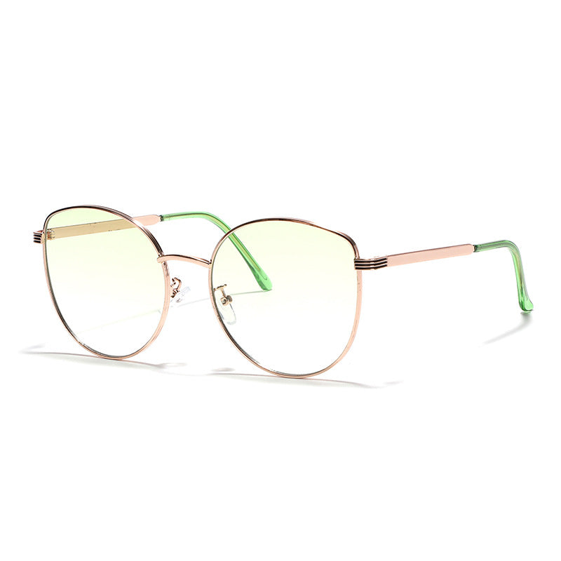 Women's geometric sunglasses with narrow metal frame Kalsten