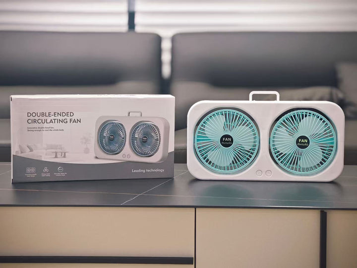 Unisex Double Turbine Table Fan Kalsten