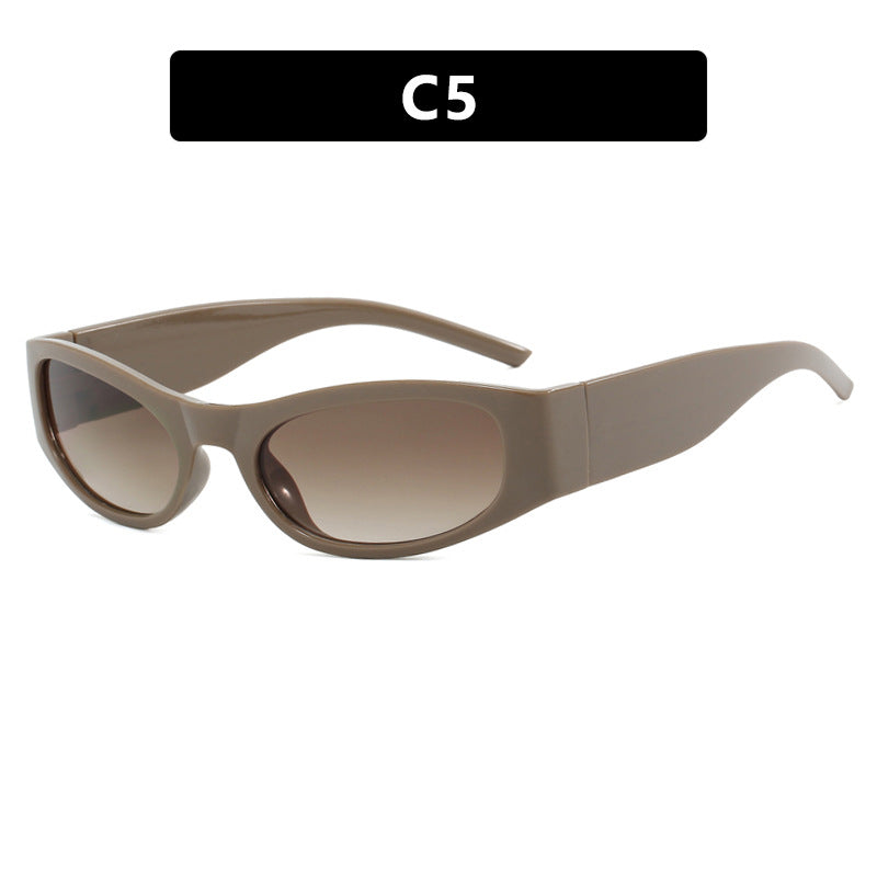 Women's sporty sunglasses with a wide frame and UV protection Kalsten