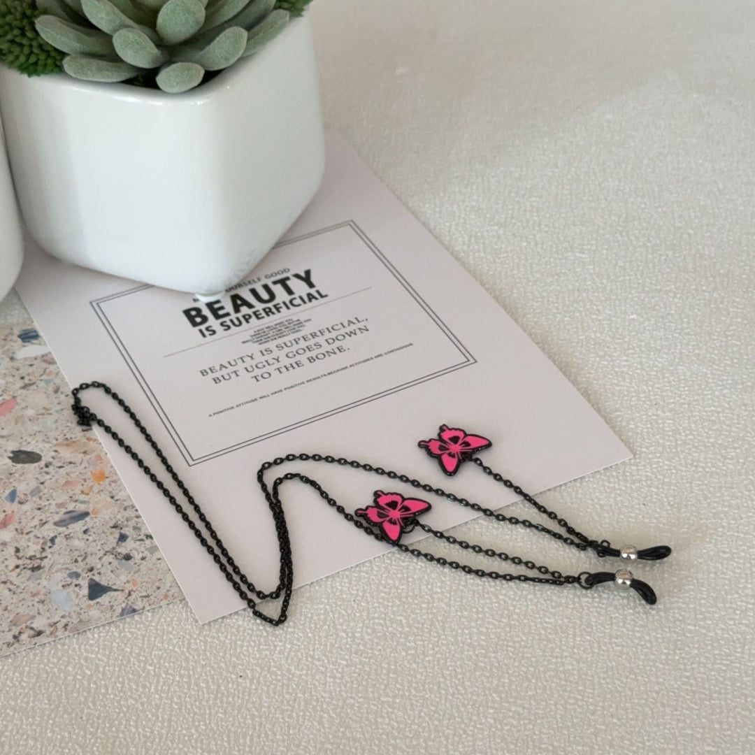 Butterfly-Themed Eyewear Chain Holder Kalsten
