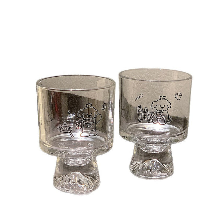 Drinking glass with lovingly designed animal motifs Kalsten