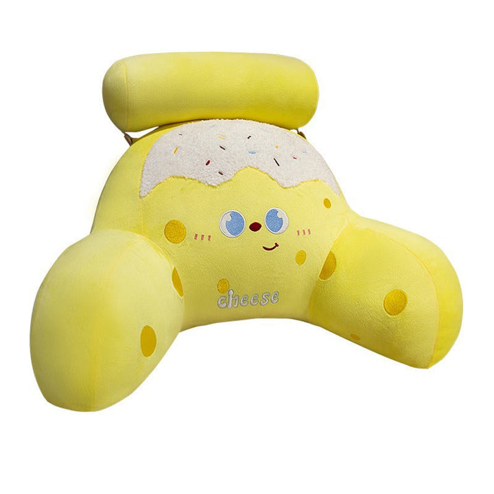 Plush pillow with cheese design Kalsten