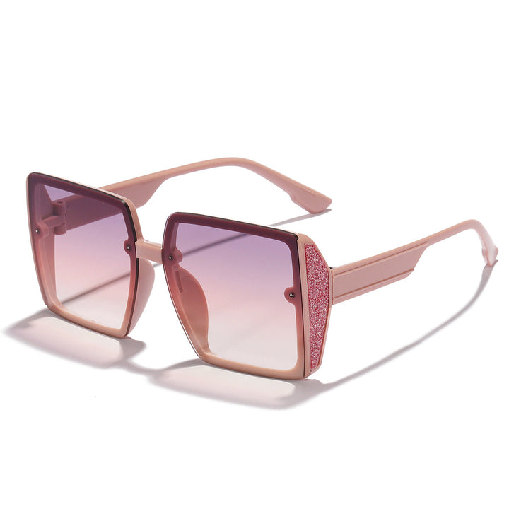 Women oversized sunglasses with shiny accent Kalsten