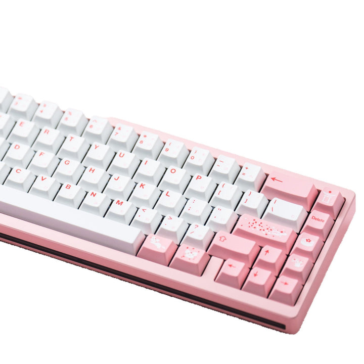 Custom Pink Keycap Mechanical Keyboard Kalsten