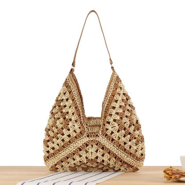 Macrame Crossbody Bag in Elegant Crocheted Design Kalsten