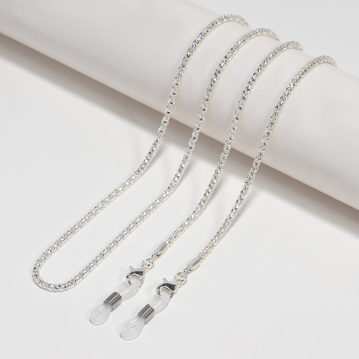 Elegant Silver-Plated Eyewear Chain Kalsten