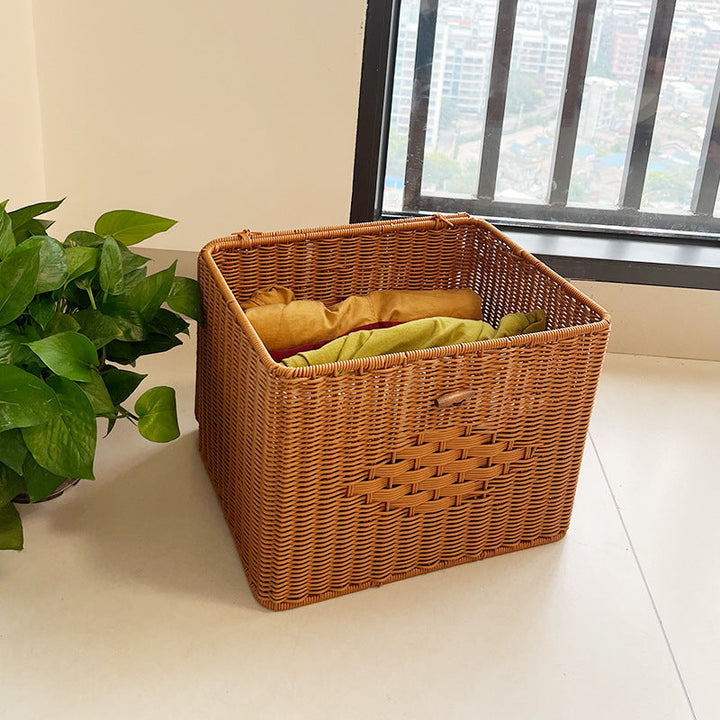 Women's Storage Basket with Flip Lid Kalsten