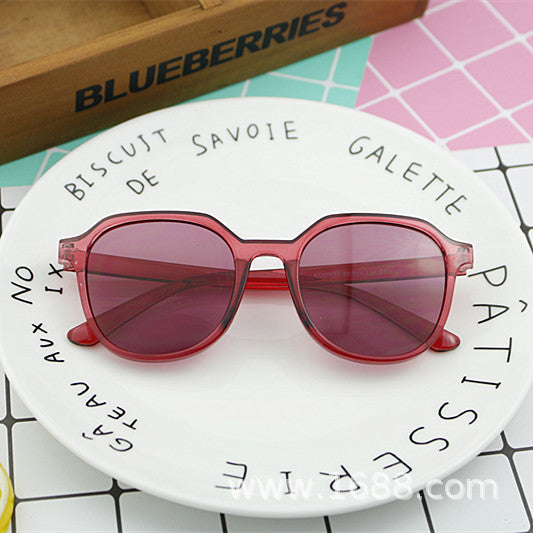 Women's geometric sunglasses with transparent frame structure Kalsten