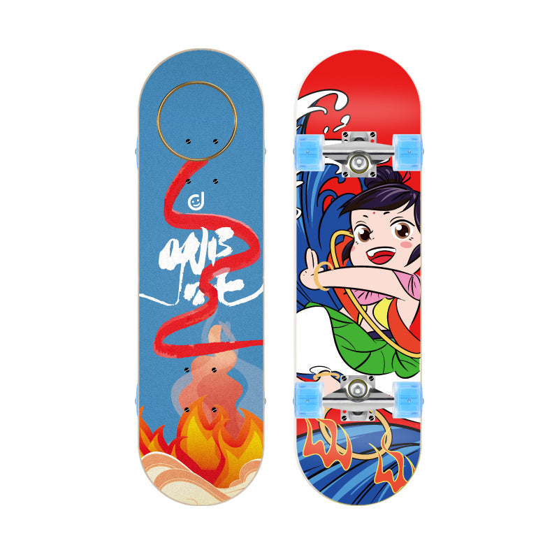 Unicorn-Themed Beginner Skateboard Kalsten