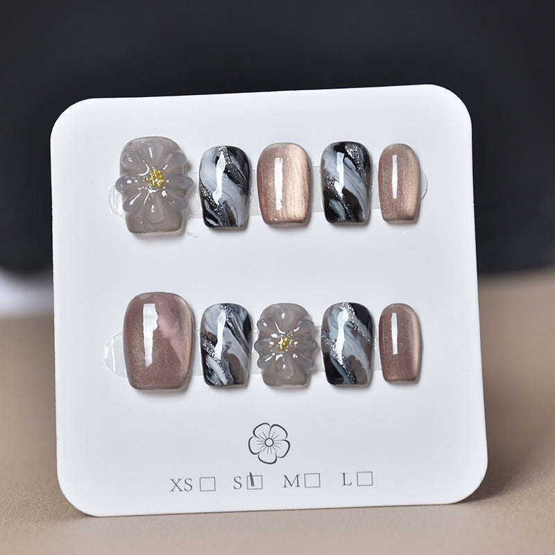 Decorative Animal Print Press-On Nail Set Kalsten