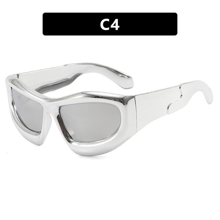 Women's sporty sunglasses with protective UV filter and thick frame Kalsten