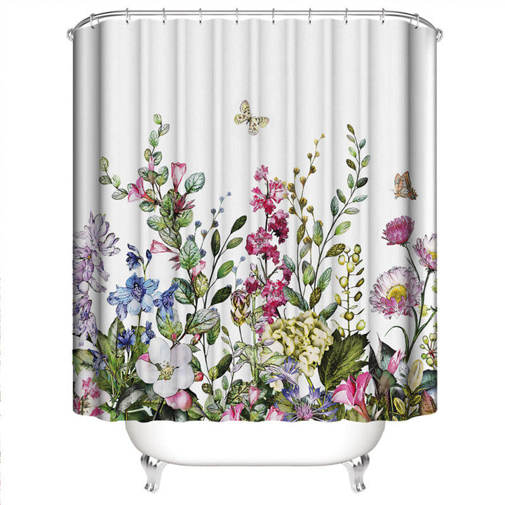 Leafy Botanical Themed Bathroom Ensemble Kalsten