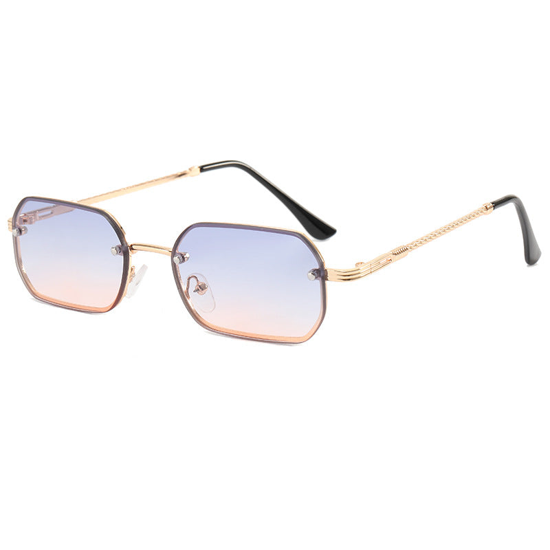 Women's stylish octagonal sunglasses with luxurious metal frame Kalsten