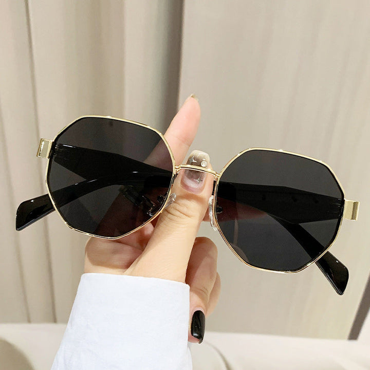 Women's fashionable sunglasses with high-quality rectangular frame and UV protection Kalsten