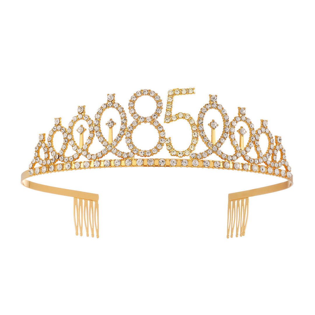 Women's Crystal-Embellished Tiara with Elegant Design Kalsten