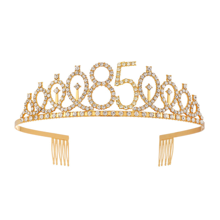 Women's Crystal-Embellished Tiara with Elegant Design Kalsten