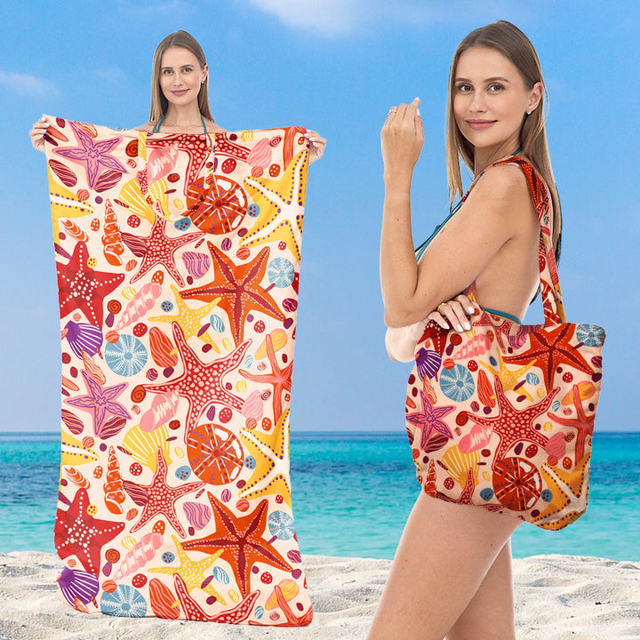 Tote bag in stylish lotus design Kalsten