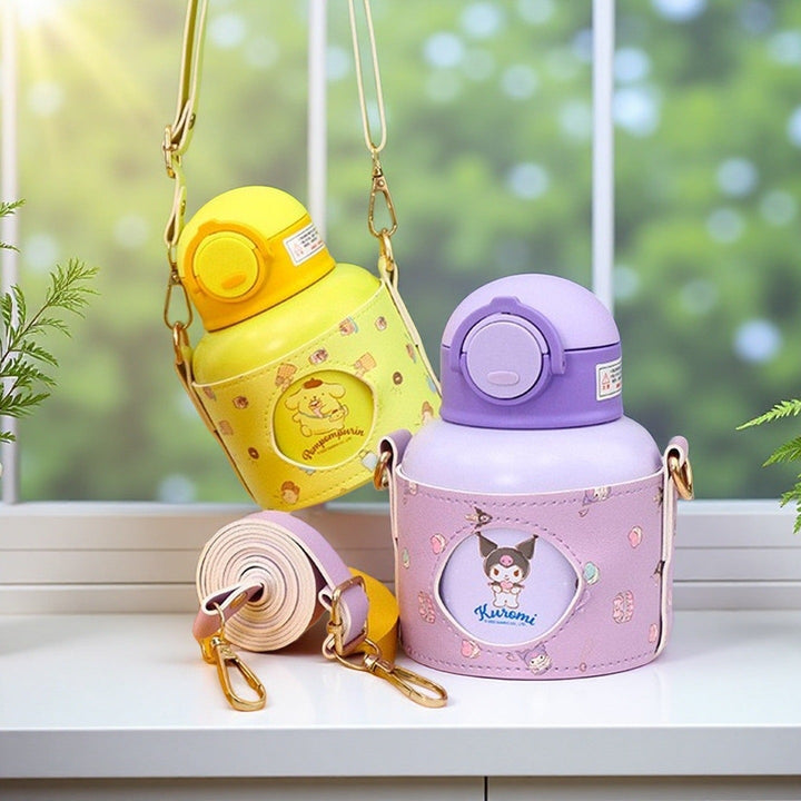 Ladies Insulated Water Bottle with Cute Design and Adjustable Carrying System Kalsten